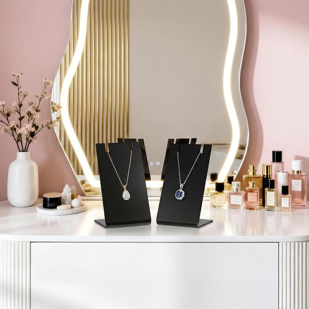 10pcs Acrylic Jewelry Storage Rack, Multi-purpose Necklace Earrings Gift Packaging, Suitable for Mall Counters Exhibition Display Racks