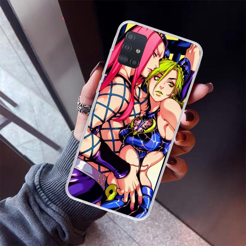 JoJo's Bizarre Adventure Jolyne Cujoh Phone Case For Samsung Galaxy A52 A51 A50S A32 A22 A12 A02S A72 A71 A31 A70 A30S Note 20 U