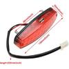 HIAORS LED Rear Tail Brake Light For 50Cc 70CC 90Cc 110Cc 125Cc Taotao SunL JCL Coolster Roketa Kazuma Chinese ATVs Quad 4 Wheeler Parts Red