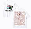 Needy Streamer Overload Anime Lover T-shirt Harajuku Cotton New Model High Street Retro Fashion Oversized Unisex High Quality