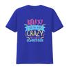 Unisexs Relax We re All Crazy It s Not A Competition Funny Sassy Mad T Shirt Black vintage Washed Unisex designer clothes Soft