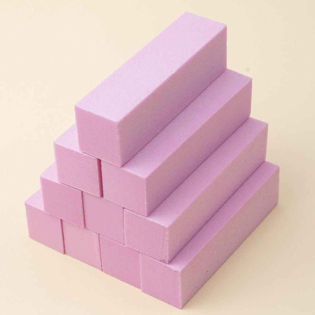 White Tofu High Foaming Buffing Block for Nail Shaping and Polishing