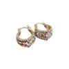 Exquisite Lightweight Sparkly Diamond Cradle Earrings for Women