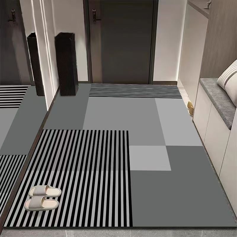 

Новий Діатомітовий Килим Сучасний та Простий Стиль Легкий у Догляді Вдома Високопоглинаючий та Брудовідштовхувальний Домашній Декор Килим для Вхідного Холу Кухні 50X80CM