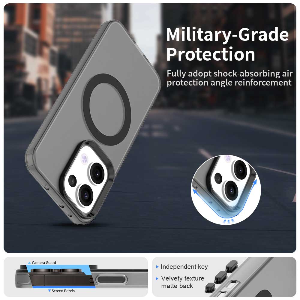 Matte Translucent Lens Protect Case for OPPO Reno 13 13F 13 F Reno13 Pro Reno13F Magsafe Magnetic Wireless Charging Cover