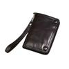 New Retro Men'S Handbag Handmade Old Leather Vertical Wallet Personalized Trend First Layer Cowhide Short Wallet