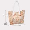 Cute Animal Print Casual Tote Bag Fashion Large Capacity Daily Shoulder Handbag