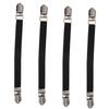 4pcs Elastic Crisscross Bed Mattress Sheet Straps Double Head Clips Gripper Holder Fasteners