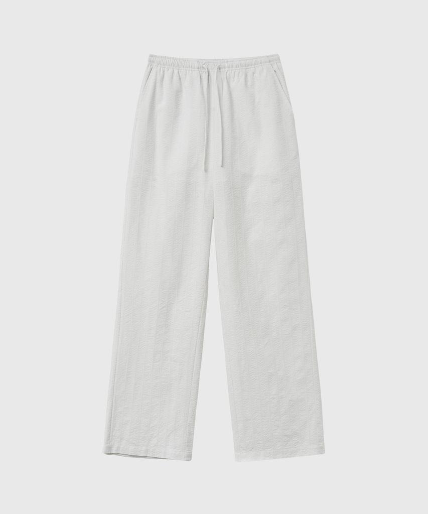 GENERALIDEA Cozy Wide Elastic Pants [White] / Gf2Lpt517
