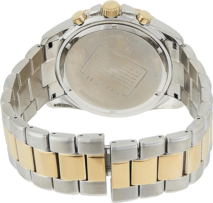 COACH Black Dial Two-Color Steel Men's Watch 14602553