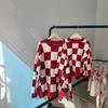 In Stock: Family Checkered Sweater Set - Autumn/Winter, Thick & Warm for 3-4 People