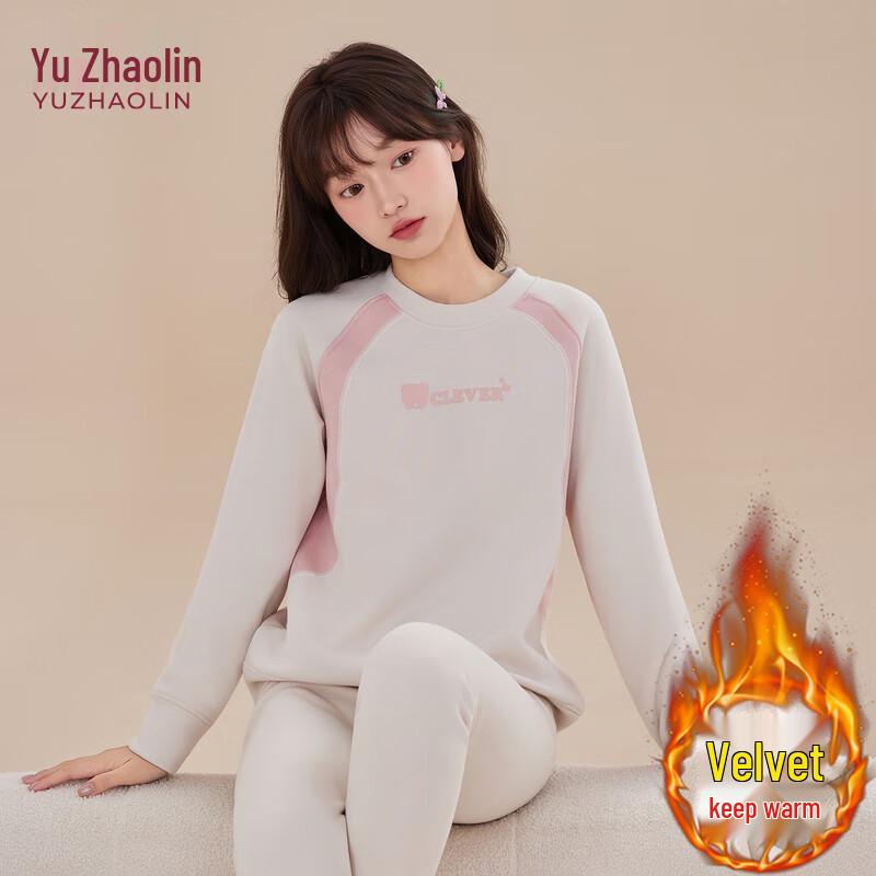 

YUZHAOLIN Термобелье для девочек-подростков с плюшевой подкладкой 3XL (125-140 catties)