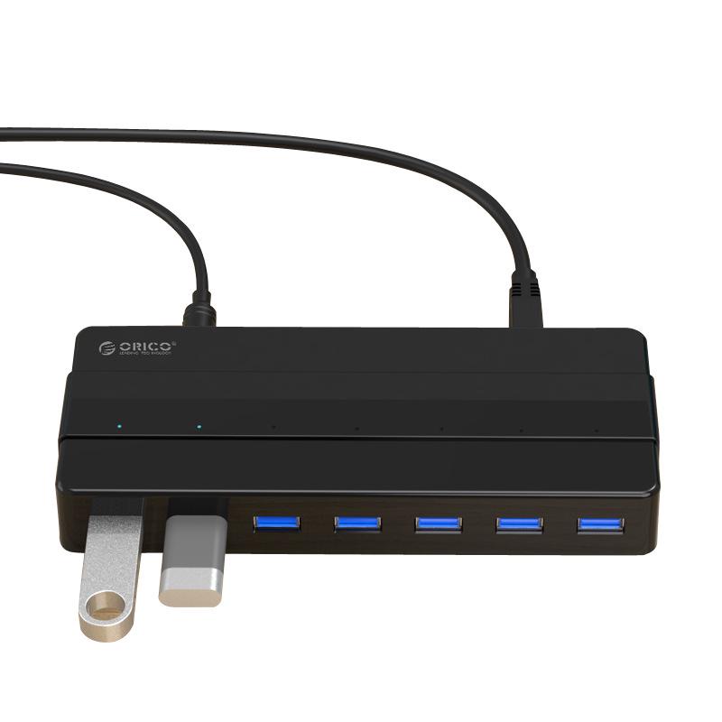 ORICO USB3.0 Hub 7-portový rozbočovač s napájecím adaptérem