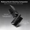 Mini Makeup Brush Washboard Square Puff Cleaner Make Up Tool Brush Cleaning Mat  Cosmetic Storage