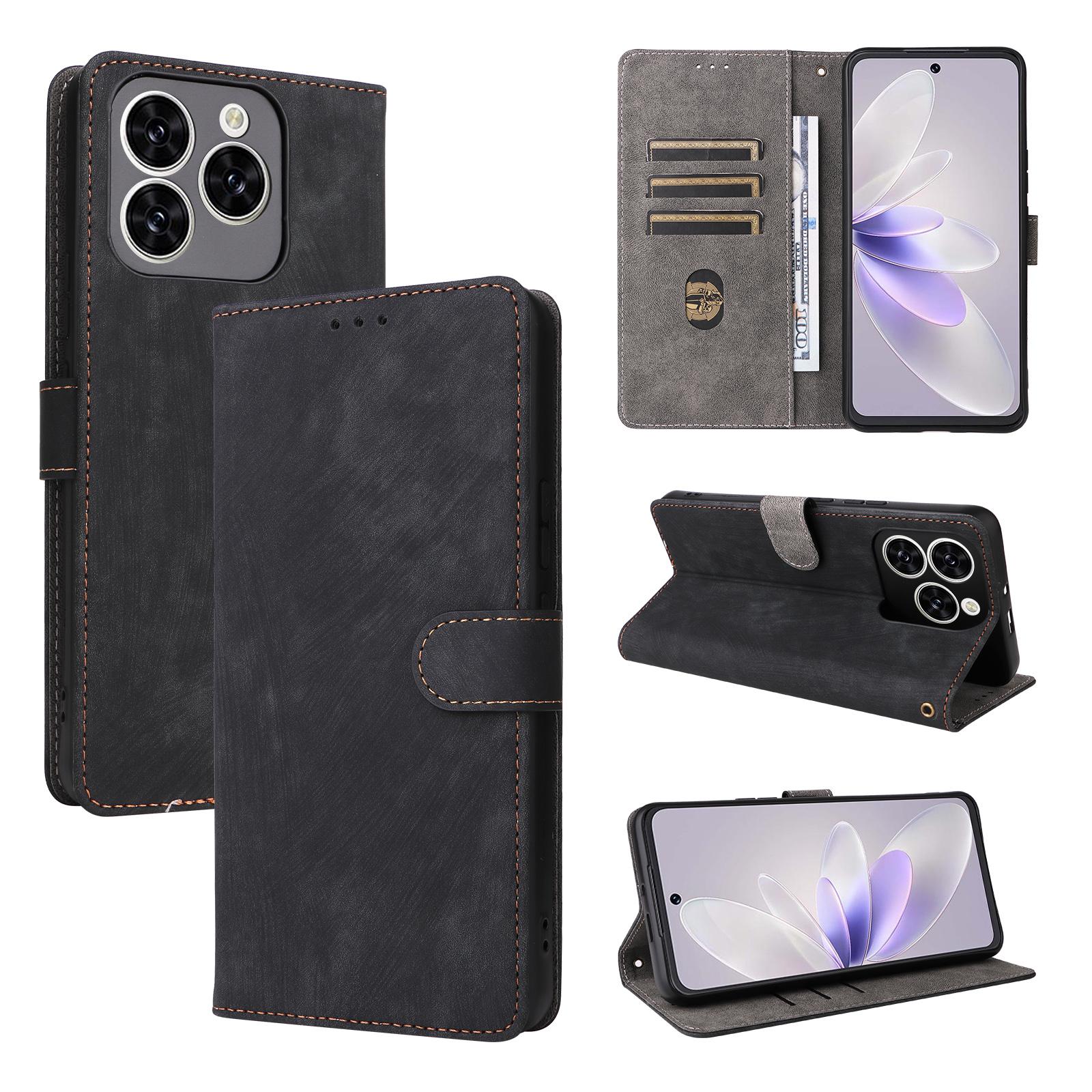 

Чехол-книжка совместимый для Cubot Note 60 из ПУ-кожи, защита всего корпуса с [Блокировкой RFID] for Cubot Note 60 чёрный
