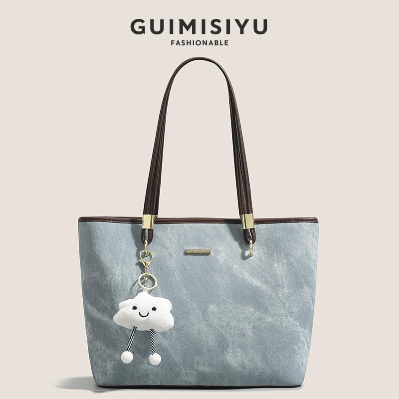 

Versatile Large-Capacity Tote Bag Women S High-End Sense Fashion Commuter College Student Class Shoulder Bag