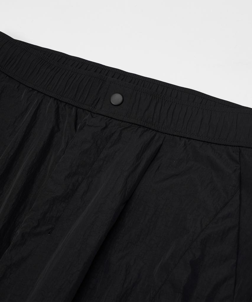 Kallapataleu Light Weight Holographic String Cargo Pants - Black