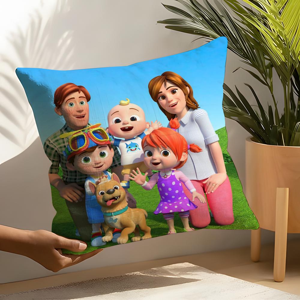 Cartoon C-Childrens Pillow Case Linen Cushion Covers For Decorative Sofa Home Pillows Case Car Chair Pillows Cases