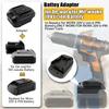 DM20WORX6 Power Tool Adapter Converter for Milwaukee for M18 for Dewalt 18V 20V Lithium Battery for Worx 20V 6 Pin Power Tools