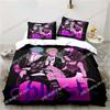 Luxury  New 3D Print Cartoons Black Stone NANA Manga Bedding Set Single Twin Full Queen King Bed Set Bedroom Duvet Cover Sets