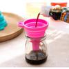 Mini Telescopic Silicone Funnel - Foldable, Creative Oil Pourer for Kitchen and Household Liquid Filling