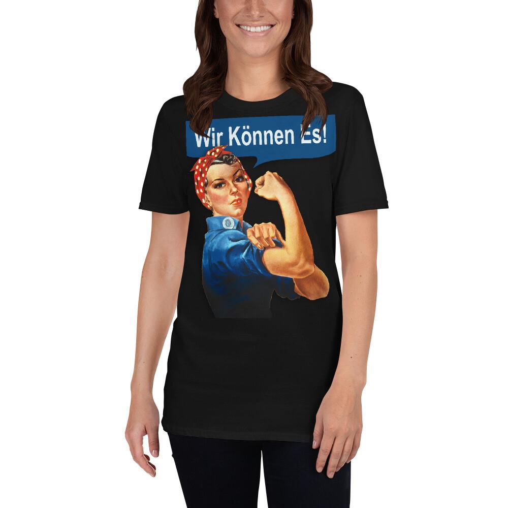 German Rosie The Riveter We Can Do It Germany Feminist TShirt Unisex T-Shirt L