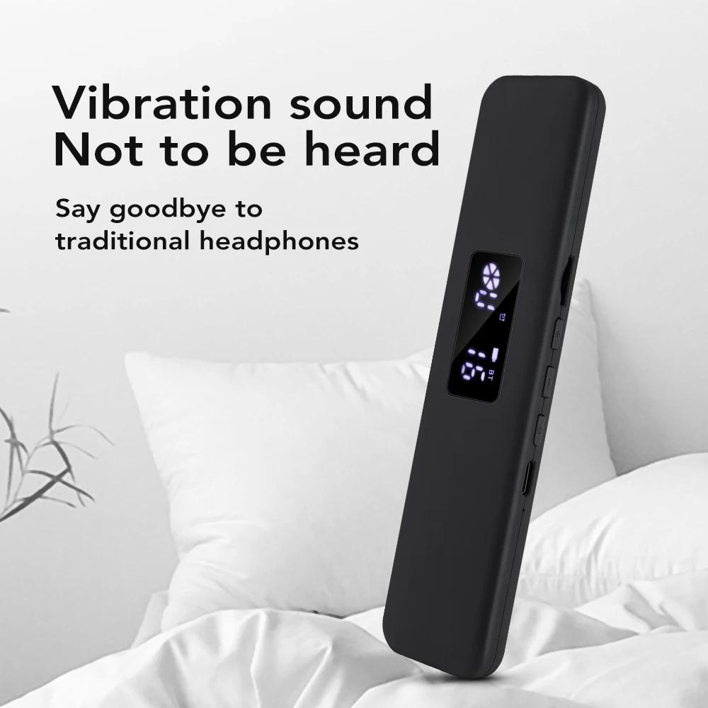 Bone Conduction Bluetooth Speaker Portable Under-Pillow White Noise Sleep Aid Music Box TF Card MP3 Player For Sleeping Timing