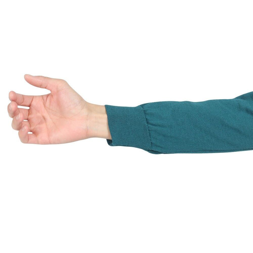 Le Coq Sportif Golf LG4FST01M Crew Neck Long Simple Hand Golf Green Men's Sweater, Sleeve, Design, Washable, Sporty, Sweater, (GR00)