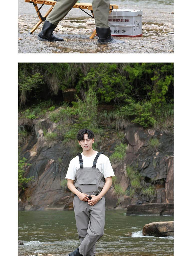 Ultra-light Waterproof Cationic Taslon Strap Fishing Waders - Wear-resistant Outdoor Sea-fishing Gear