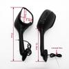 Rearview Mirror with Lights for Suzuki GSXR1000 2005-2006 - Sports Car Style Reflectors