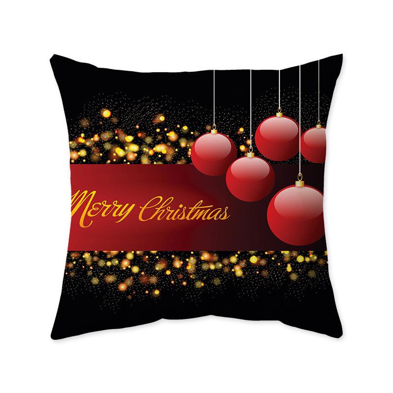 Christmas Festive Cushion Pillow Cover Ins Style Fashionable Bedroom Living Room Sofa Decorative Pillow Cover
