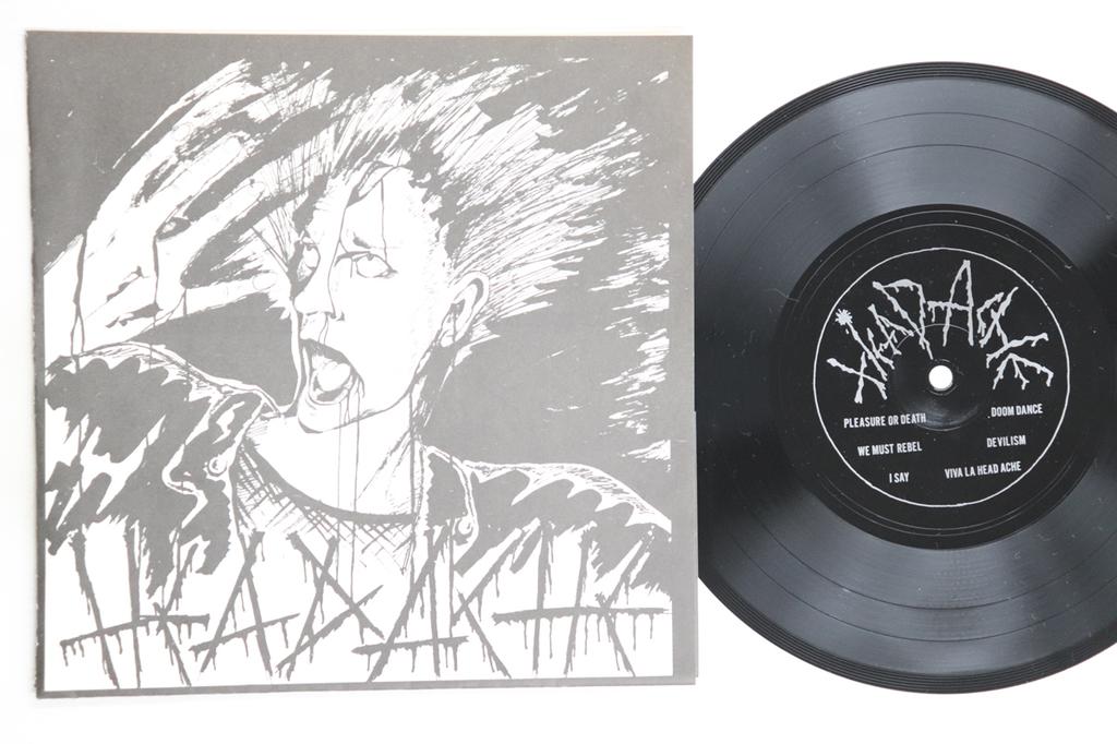 7inch Record HEADACHE  Headache HANGONTAN001 HANGONTAN 1984 Japan Japanese PopRock Used