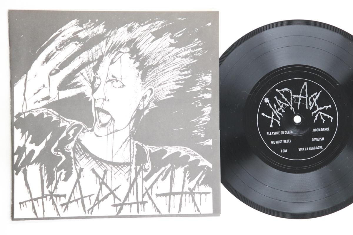 

7inch Record HEADACHE Headache HANGONTAN001 HANGONTAN 1984 Japan Japanese PopRock Used