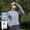 Sun protection shirt slim fit women's jacket ice silk outdoor sports 1011 new UV protection yoga wear for women