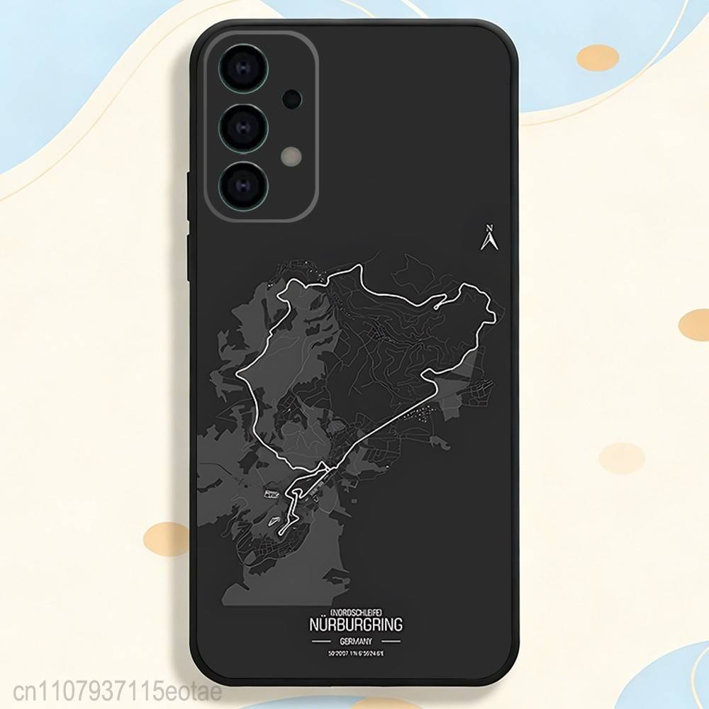 N-Nurburgring Sport Car Phone Case for Samsung S26 S24 S22 S25 Ultra S9 S20 FE S23 Plus S10 S21 Shockproof Funda Cover