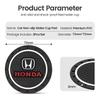 For Honda PVC Cup Holder Anti Slip Mat Civic Accord CRV HRV Fit Odyssey EC5
