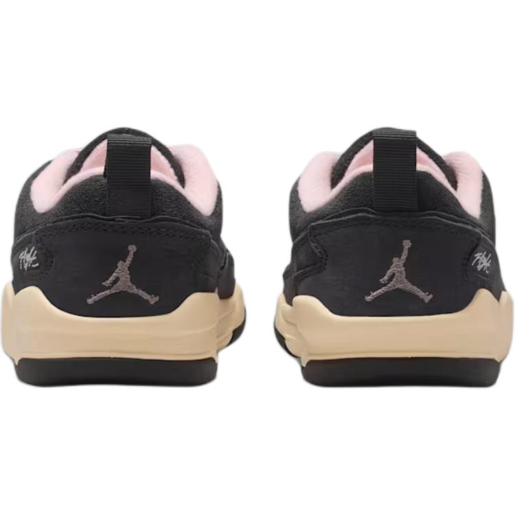 Jordan FLIGHT COURT Breathable Low top Children's Basketball Shoes Black Children Aged 3 7 Years Old HF3332-012