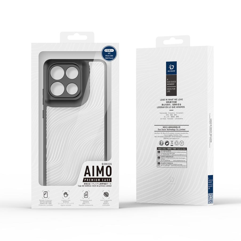 Pro Motorola Moto G86 Power 5G/Motorola Moto G86 5G Pouzdro DUX DUCIS Aimo Series TPU+PC Matný Nárazuvzdorný Kryt na Telefon (Certifikace REACH)