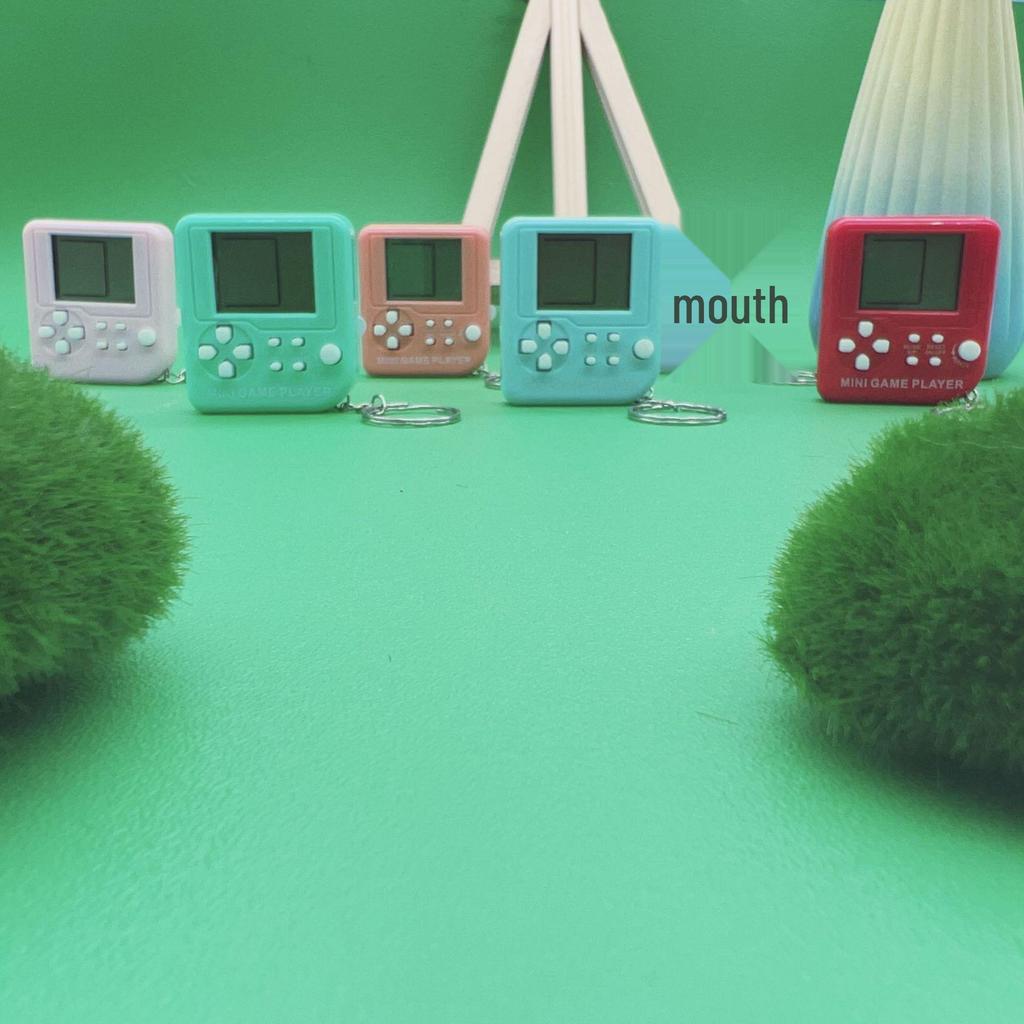 Mini Tetris Handheld Game Console Keychain