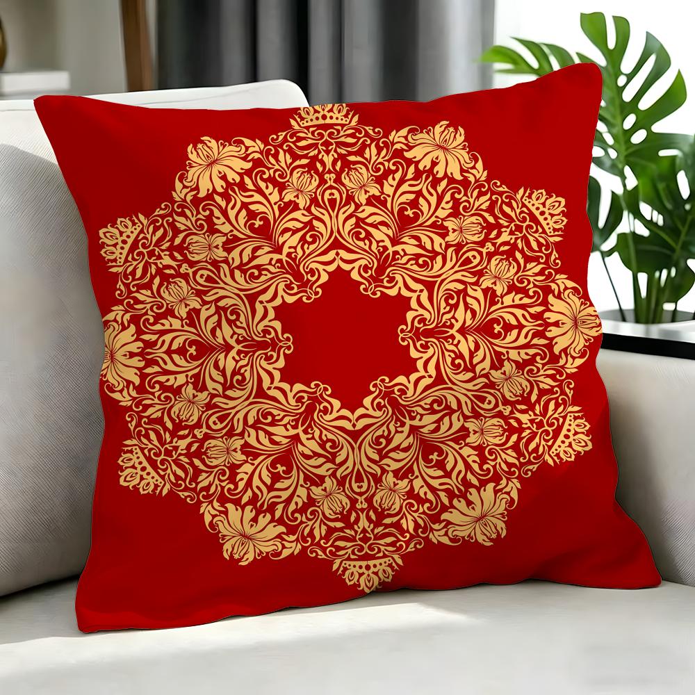 Kunst EEuropees Retro Motief Kussenhoes Kussenhoes Set Stuks x x x Kussensloop Decoratief Bank Huisdecoratie