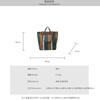 Niche retro canvas bag women's new fashionable large-capacity tote bag class commuter shoulder tote bag