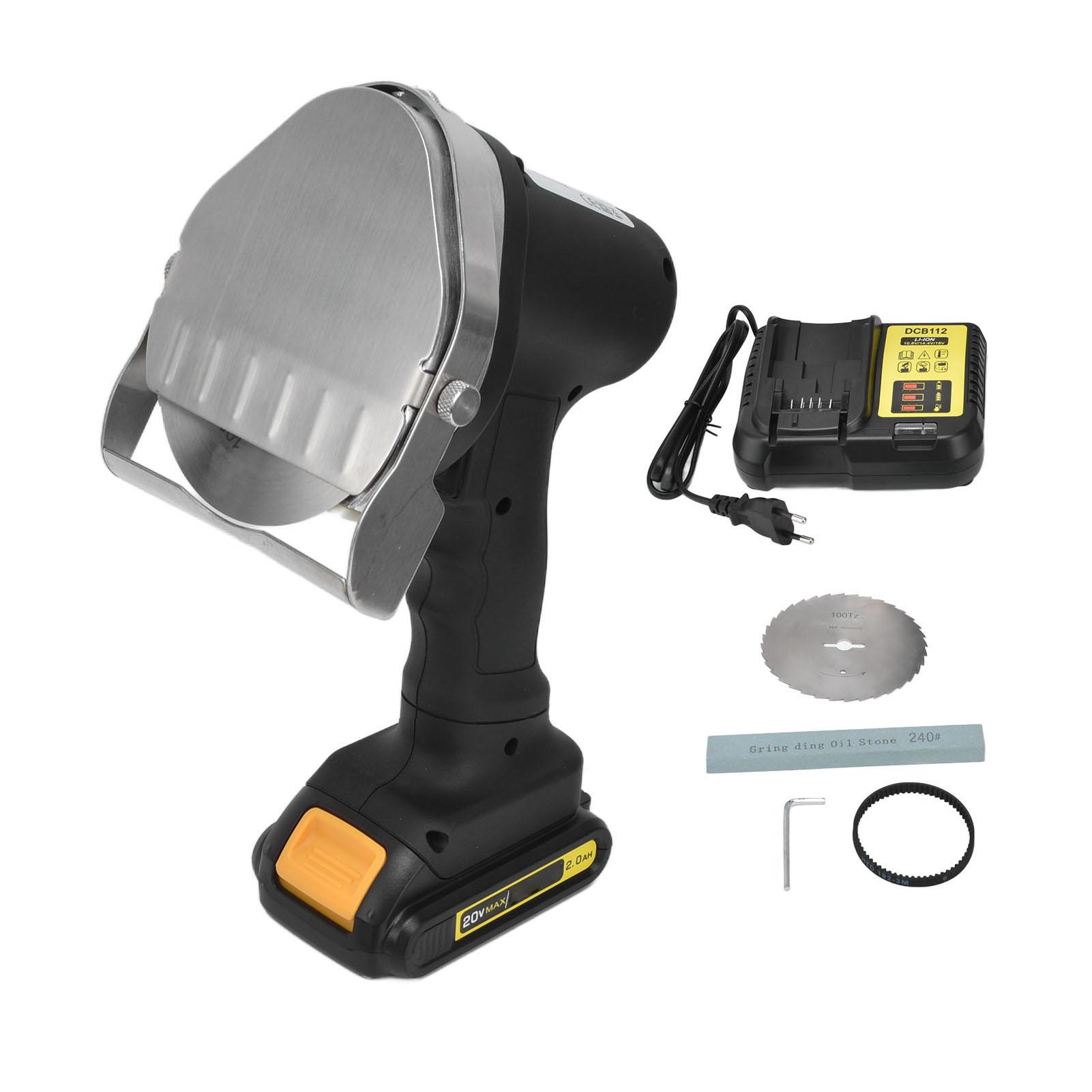 

Электрический нож для шаурмы, беспроводной нож для шаурмы, донера, кебаба для ресторана, барбекю 100Вилка 240VUS