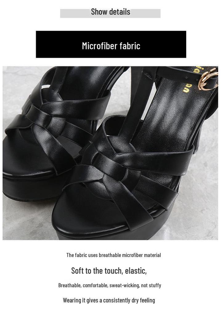 Zapatos de Boda de Tacón Alto con Plataforma Stiletto Estilo Europeo 2021 para Mujer