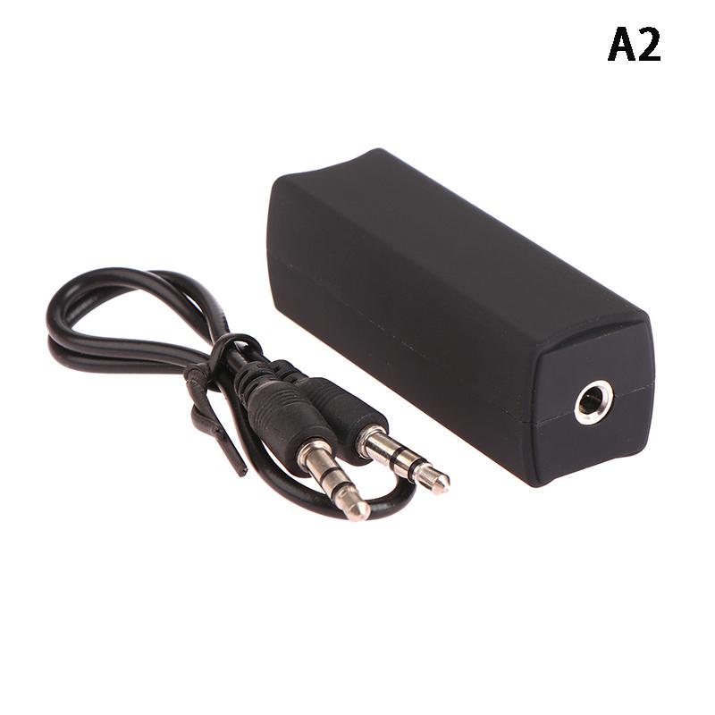 Ground Loop Anti-interference Noise Isolator Eliminate For Car Stereo Audio System Speaker Line 3.5mm Aux Audio Noise Filter