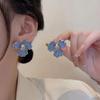 New Korean Style Temperament Pure White Pearl Shell Stud Earrings for Women Wedding Birthday Jewelry Sweet Gift Ladies Vintage