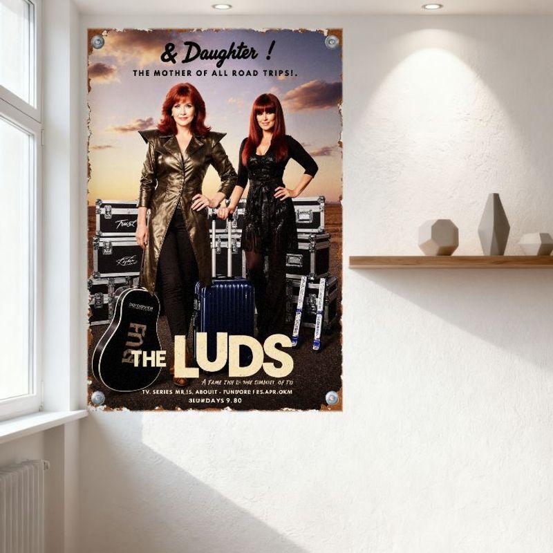 TV seriál Luds Kovový plechový znak Vintage plakát k filmu Road Trip Nástěnná dekorace pro domácí bar kavárnu klub pánský pokoj