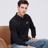 Men's 7A Antibacterial Thermal Long Sleeve Polo Shirt