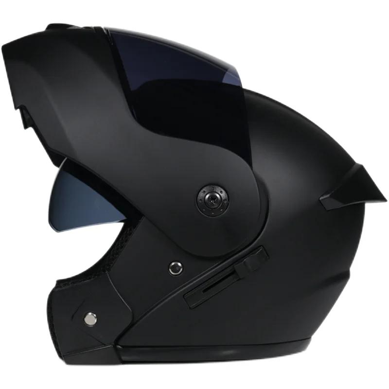 Motorcycle helmets Double Visors Modular Flip Up helmet DOT approved Full face casque moto racing Motocross helmet DOT