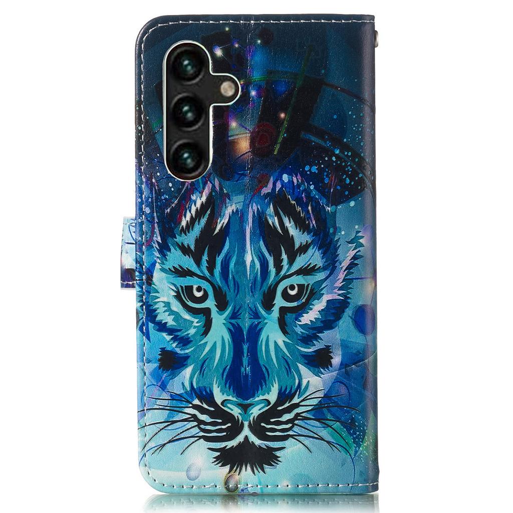 For Samsung Galaxy A56 5G Case Pattern Leather Wallet Phone Cover with Card Holder