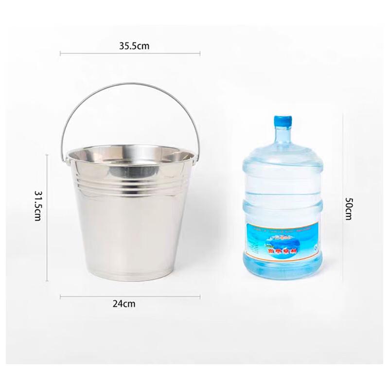 Kaooseen Stainless Steel Handheld Bucket